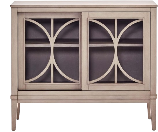 Home Furnishings Melrose Storage Cabinet, Graystone